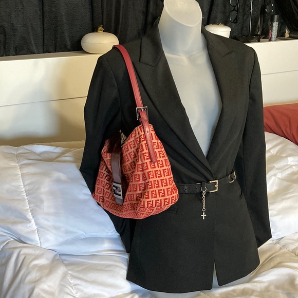 ❤️ Fendi Vintage Zucchino Hobo Bag ❤️ - Picture 13 of 17